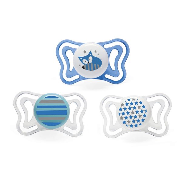 זוג מוצצי סיליקון 6-16M צ’יקו פיזיו לייט – Chicco Physio Light