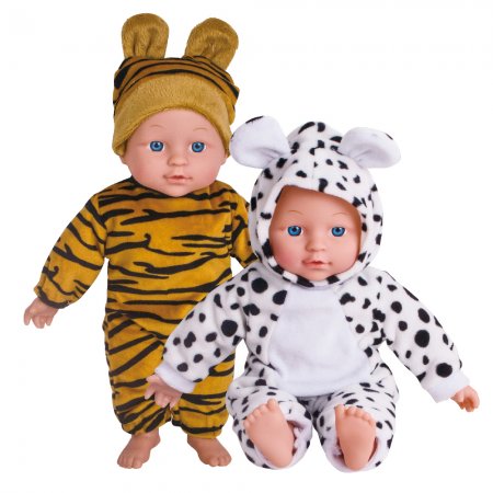 בובה עם תחפושת חיות ובקבוק – Soft Animal Doll With Bottle