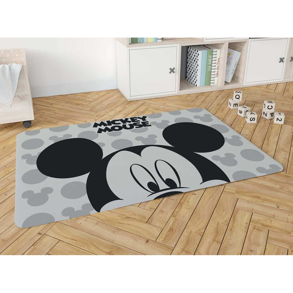 שטיח פלנל מודפס רך ונעים למגע לחדרי ילדים – מיקי מאוס