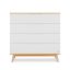 שידת אחסנה דייניז קלואי לבן/עץ –  Dainy’s Chloie™ Dresser White/Wood 100 cm
