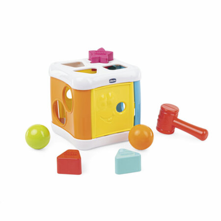 קוביית משחק 2 ב- 1 צ’יקו – Chicco Toy 2IN1 Sort And Beat Cube