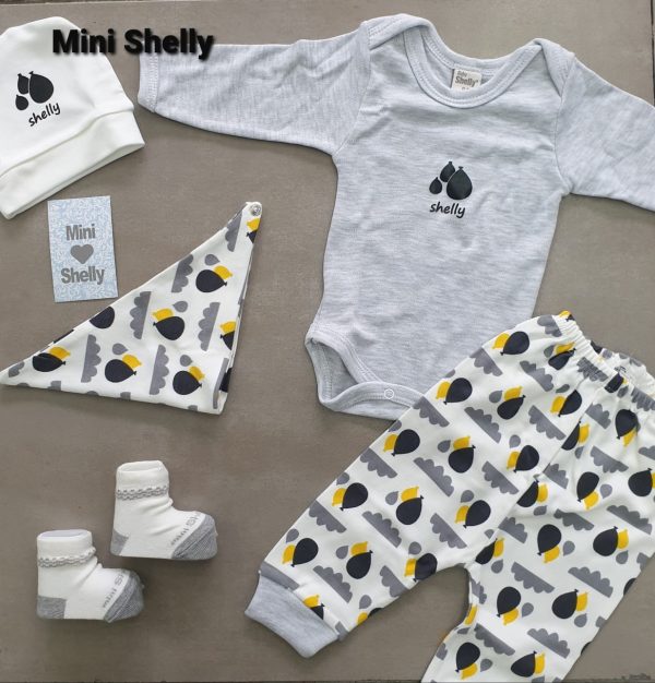 חליפת חמישה חלקים אופנת שלי כדור פורח – Shelly Fashion