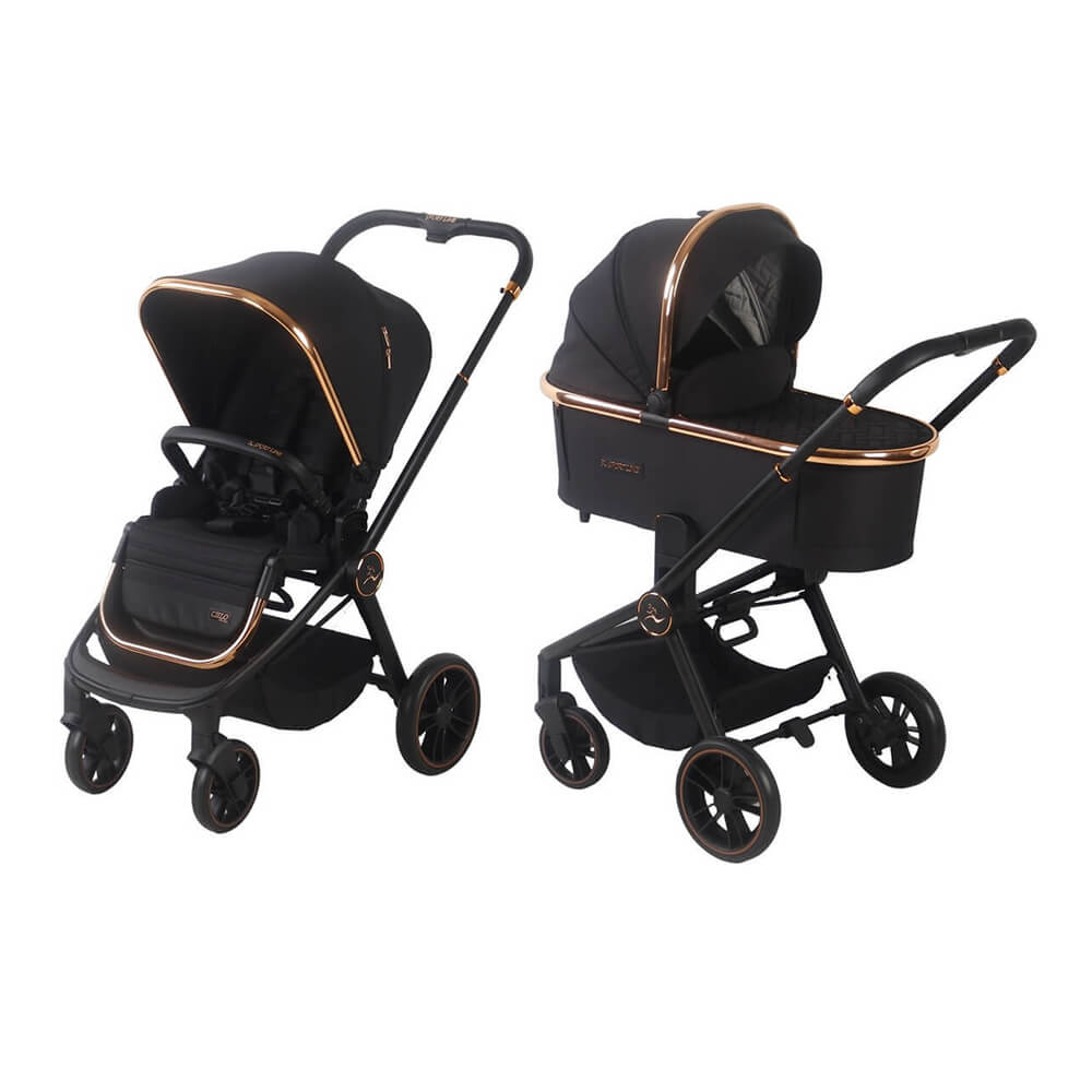 עגלת ספורט ליין סיאלו PL שלדה רוז גולד 2022 – Sport Line Cielo PL