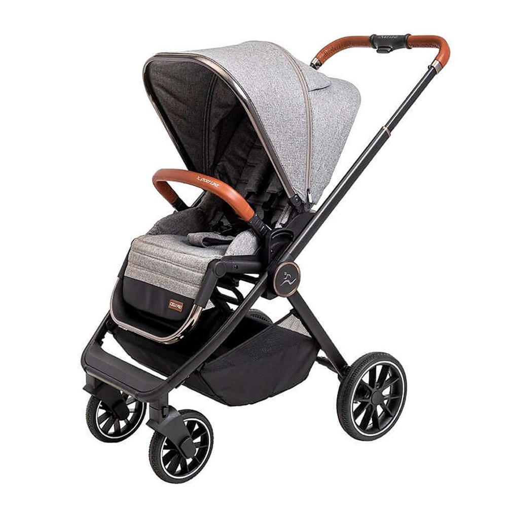עגלת ספורט ליין סיאלו פרו שלדה כרום מושחר 2022 – Sport Line Cielo Pro