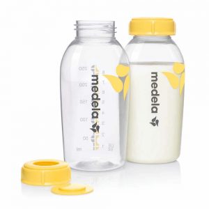 זוג בקבוקים לאחסון חלב אם מדלה  250 מ”ל – Medela