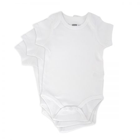 מארז 3 בגדי גוף קצרים דלתא בייבי – Delta Babies Basic Cotton