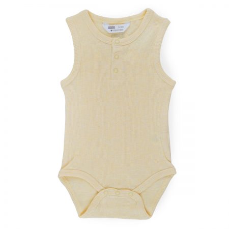 בגד גוף ריב צהוב דלתא בייבי – Delta Babies Rib Touch