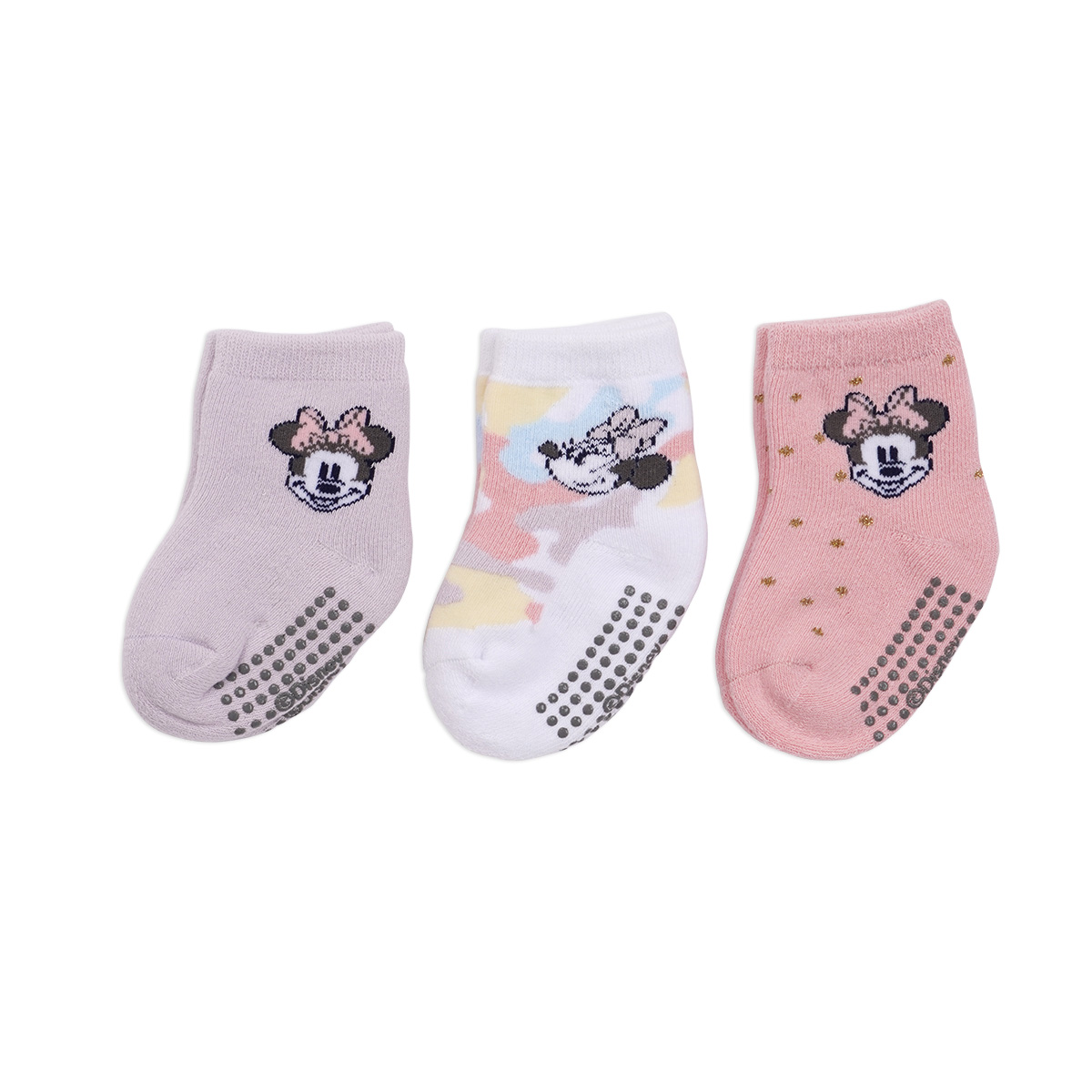 מארז 3 זוגות גרביים דלתא בייבי מיני מאוס – Delta Babies – Minnie