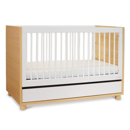 מיטת תינוק דייניז קורי לבן/עץ –  Dainy’s Corry™ Baby Bed White/Wood 130×70 cm