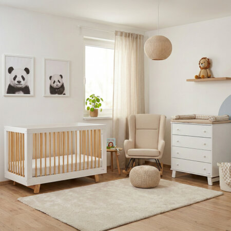 חדר דייניז דוני לבן קלאסי – מולי לבן/עץ – Dainy's