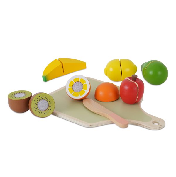 סט פירות מעץ לחיתוך דייניז – Dainy’s Wooden Fruit Cutting Set