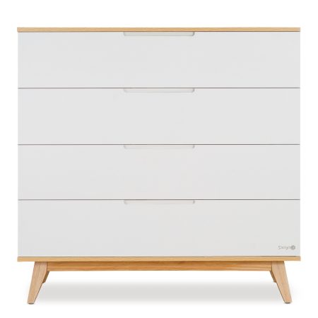 שידת אחסנה דייניז קלואי לבן/עץ –  Dainy’s Chloie™ Dresser White/Wood 100 cm