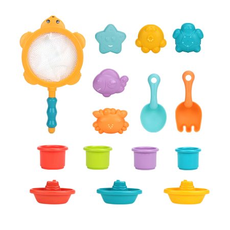 סט צעצועי אמבטיה 15 יח’ האנגר – Huanger Water Bath Toys – 15 pcs