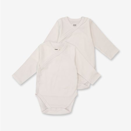 זוג בגדי גוף פלנל מיננה לבן – Minene