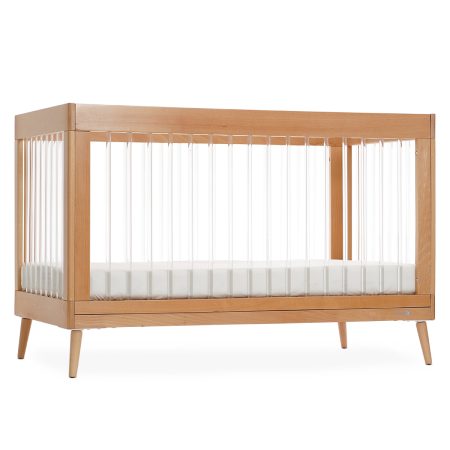 מיטת תינוק דייניז אמנדה עץ טבעי/אקריל – Dainy’s Amanda™ Baby Bed Natural/acrylic 130×70 cm