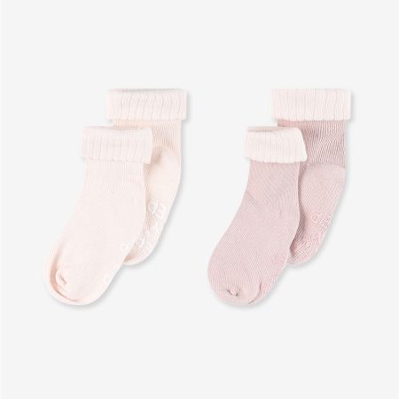 מארז שני זוגות גרבי ריב למניעת החלקה מיננה ורוד – Minene