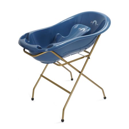 ערכת אמבטיה טגה בייבי 102 ס”מ ליין קשת בענן | אמבטיה + מושב אמבטיה + מעמד זהוב – Tega Baby