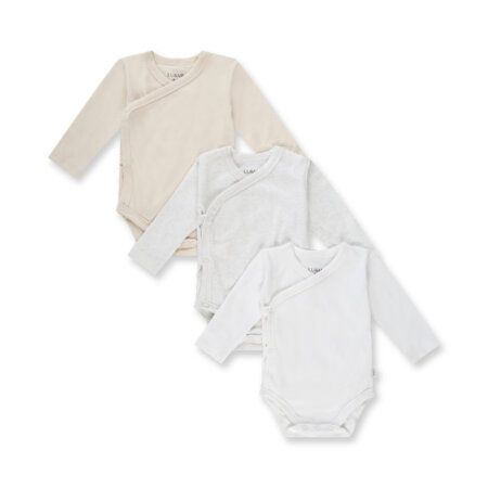 שלישיית בגד גוף לו&מי בז' – LU&ME