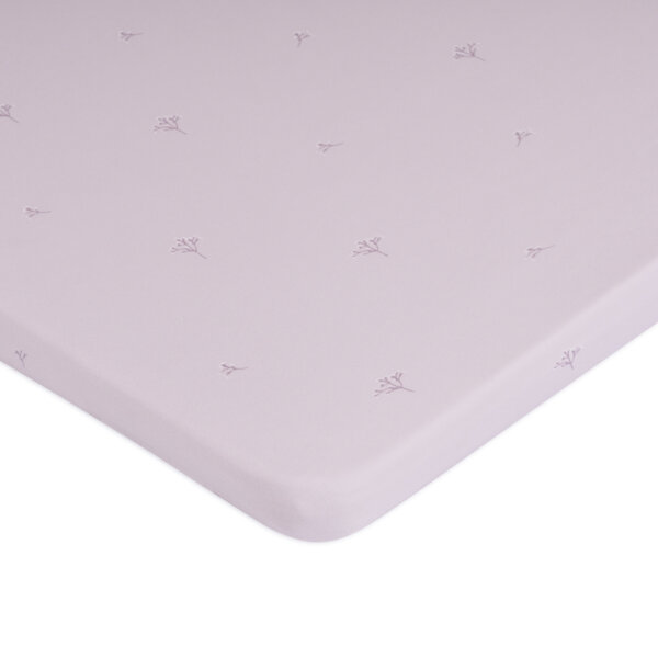 סדין עריסה אולימולי ליין הרמוניית לילך – Olimoli Lilac Harmony Crib Sheet 90X60 cm
