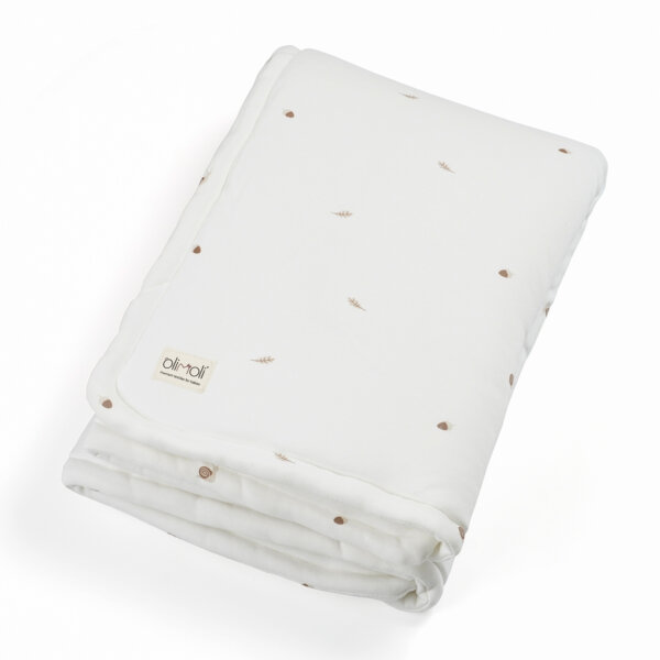 שמיכת מילוי S אולימולי ליין שבלול – Olimoli Snail filled Blanket 80X80 cm