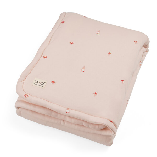 שמיכת מילוי L אולימולי ליין גמד ישנוני – Olimoli Sleepy Gnome filled Blanket 115X85 cm