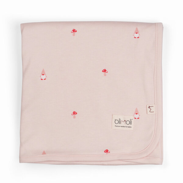 שמיכת קיץ M אולימולי ליין גמד ישנוני – Olimoli Sleepy Gnome Summer Blanket 100X75 cm