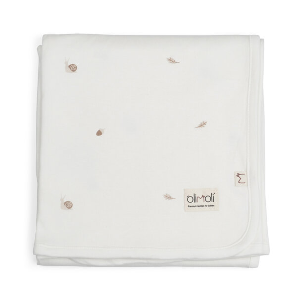 שמיכת קיץ M אולימולי ליין שבלול – Olimoli Snail Summer Blanket 100X75 cm