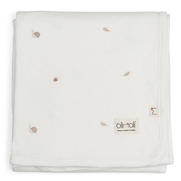 שמיכת קיץ L אולימולי ליין שבלול – Olimoli Snail Summer Blanket 115X85 cm