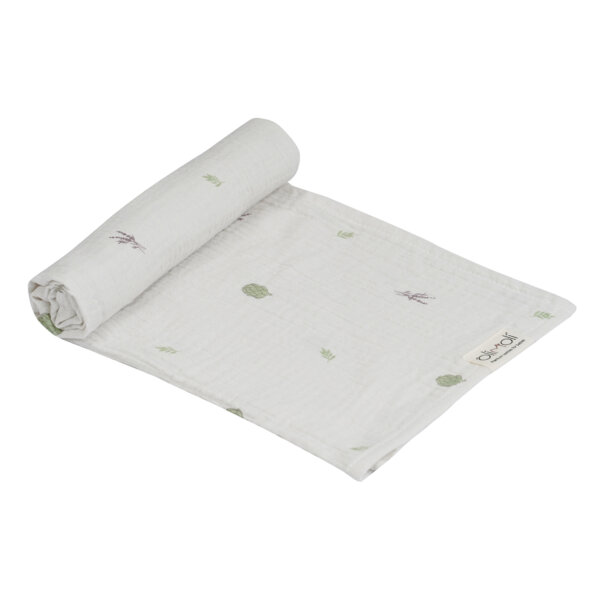 חיתול S טטרה אולימולי ליין ארטישוק – Olimoli Artichoke Small Swaddle 60X60 cm