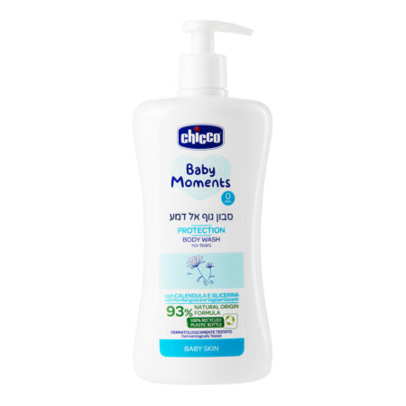 סבון גוף אל דמע צ’יקו בייבי מומנטס – Chicco Baby Moments No Tears Body wash