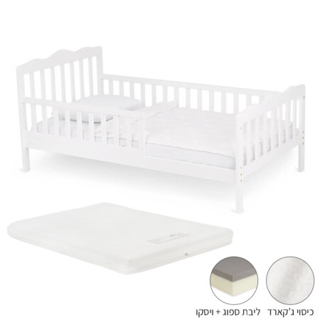 ערכת מיטת מעבר טוויגי מלודי – ™Twigy Melody V2 + מזרן נפטון