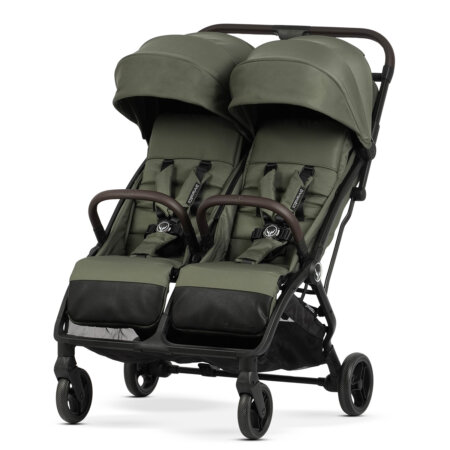 עגלת תאומים דיליאנס&קו דאבל ג’אם ירוק – Dillians&Co DoubleGem