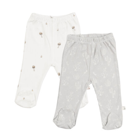 מארז זוג רגליות אולימולי מודפס יוניסקס – Olimoli Baby Leggings 2 PCS