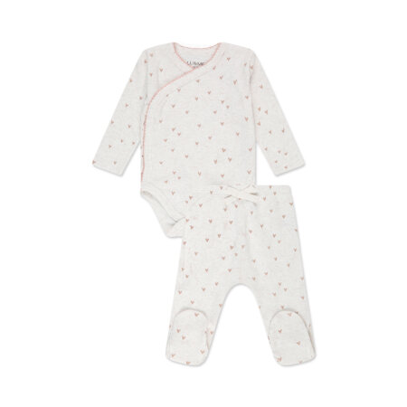 סט בגד גוף ומכנסיים לו&מי שמנת מלאנג’ – LU&ME