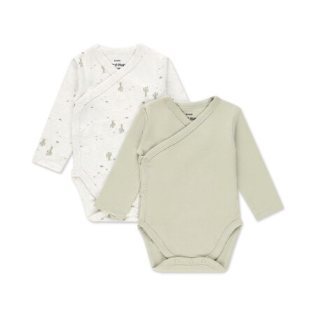 זוג בגדי גוף מיננה שמנת מלאנג’ – Minene