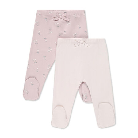 שני זוגות מכנסיים מיננה ורוד מודפס – Minene