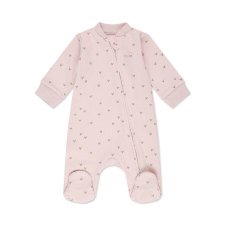 אוברול פוטר עם רוכסן לו&מי ורוד בהיר – LU&ME