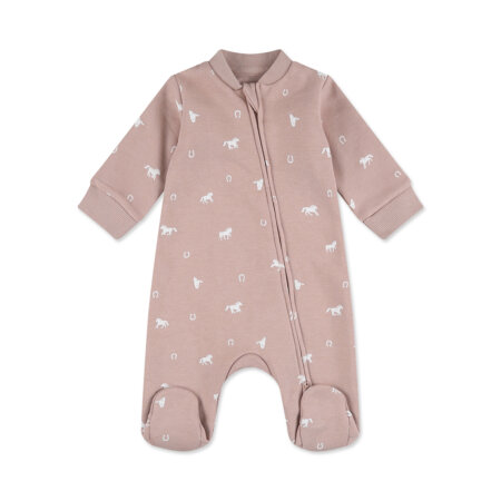 אוברול פוטר עם רוכסן לו&מי ורוד עתיק – LU&ME