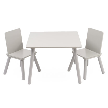 סט שולחן + 2 כיסאות טוויגי מורל אפור – Grey ‏‏‏‏™Twigy Morell