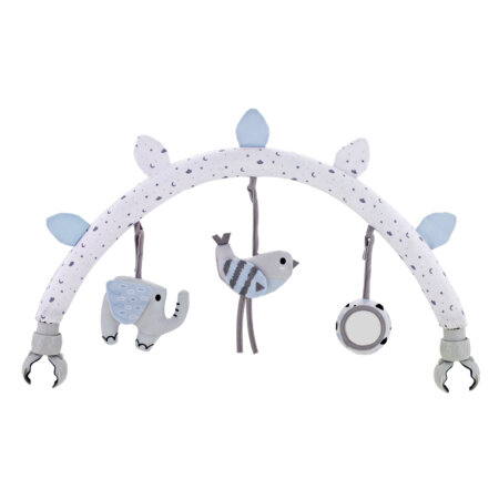קשת פעילות טוויגי כחול – Twigy Animals & Smiles Baby Buggy Arch Blue