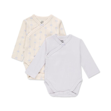 זוג בגדי גוף מיננה שמנת מודפס – Minene