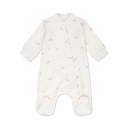 אוברול פוטר עם רוכסן לו&מי שמנת מודפס – LU&ME