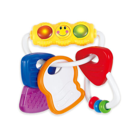 נשכן רעשן מחזיק מפתחות מאיר הולה טויס – Hola Toys Light Rattle Keys