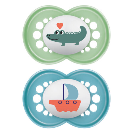 זוג מוצצי סיליקון מאמ 16+ – MAM ORIGINAL