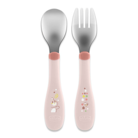סכום מתכת צ'יקו 18+ – Chicco Metal Cutlery +18M