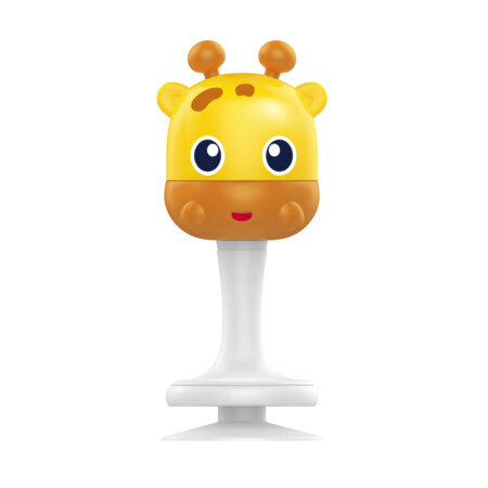 צעצוע לכיסא אוכל גירף האנגר – Huanger Giraffe Sand Hammer Baby Toy